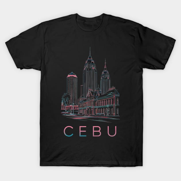 Cebu City Philippines T-Shirt by likbatonboot